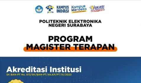 JALUR RISET Informasi Penerimaan Mahasiswa Baru Magister Terapan PENS Semester Gasal 2025,2026 Gelombang 1