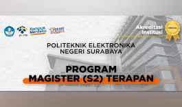 JALUR REGULER Informasi Penerimaan Mahasiswa Baru Magister Terapan PENS Semester Gasal 2024,2025 Gelombang 2